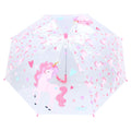 Parapluie enfant transparent Kidzroom (Prêt) licornes