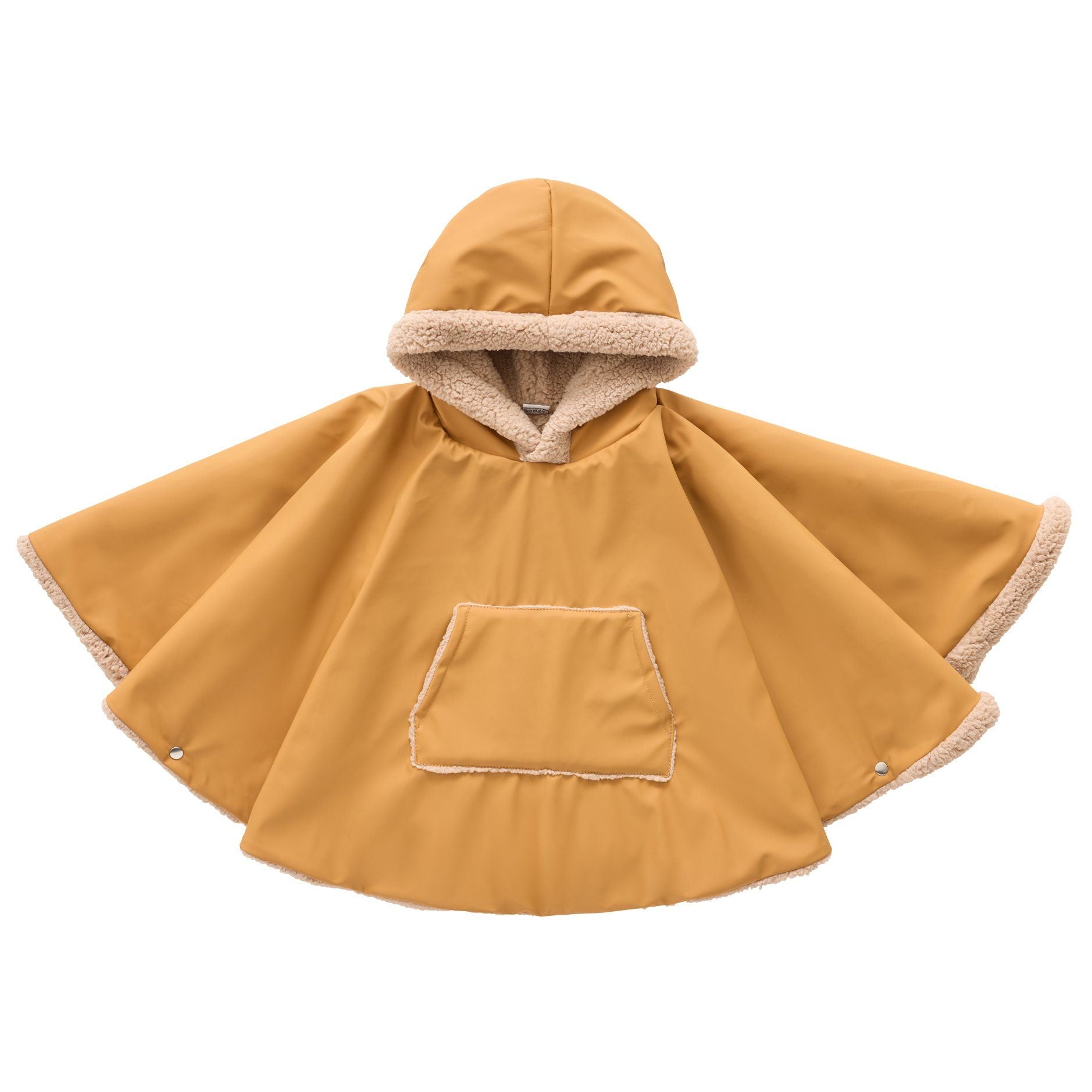 Poncho de pluie ciré bébé imperméable BB&CO camel