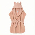 Peignoir de bain BB&CO soft bambou gaze coton mocha