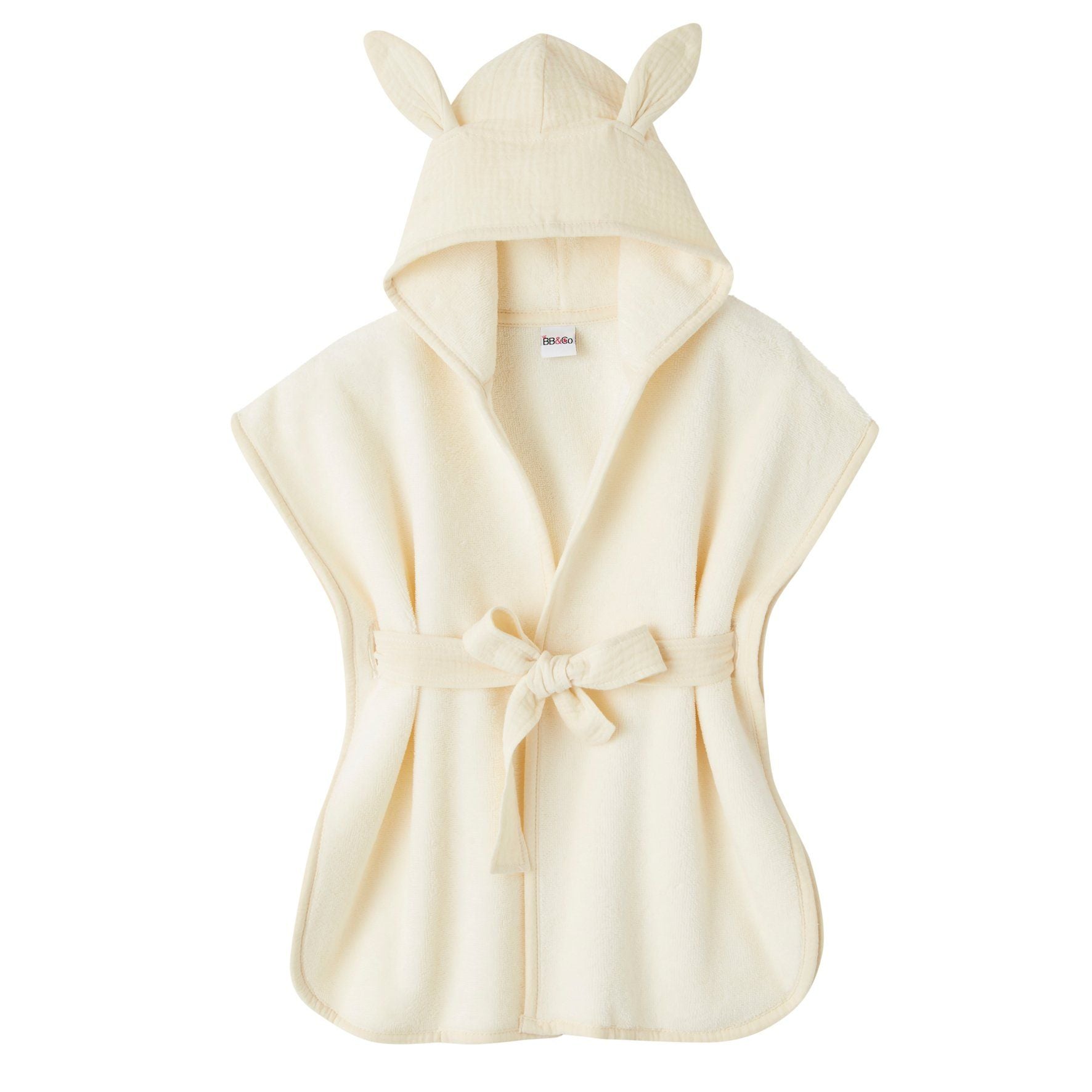 Peignoir de bain BB&CO soft bambou gaze coton lait