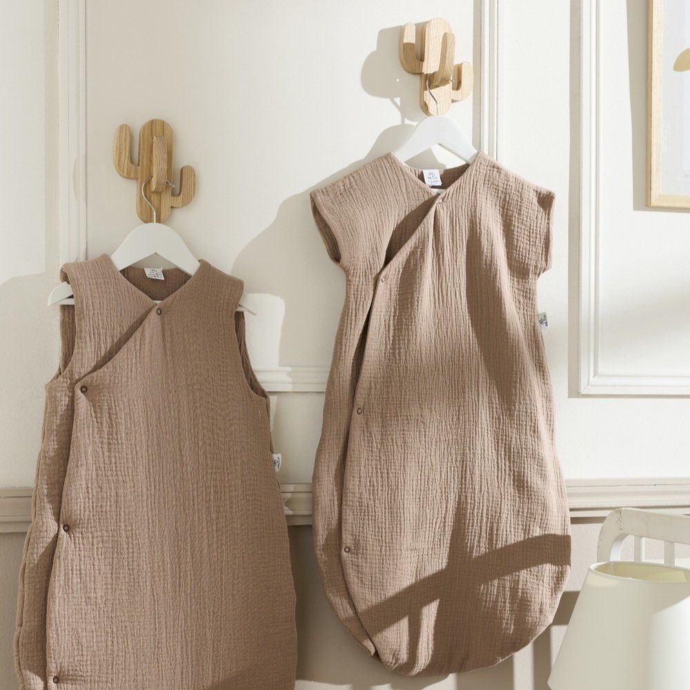 Gigoteuse kimono été légère gaze de coton BB&CO mocha