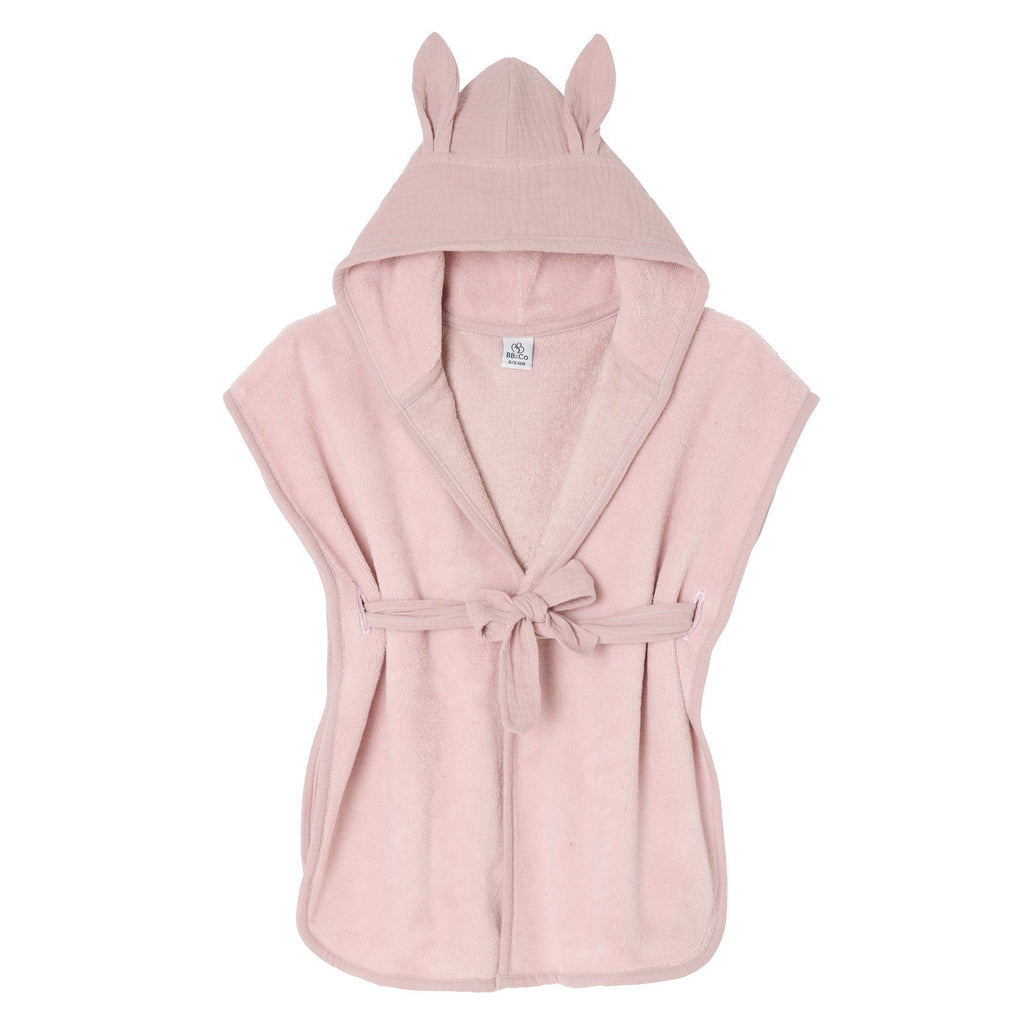 Peignoir de bain BB&CO soft bambou gaze coton pétale