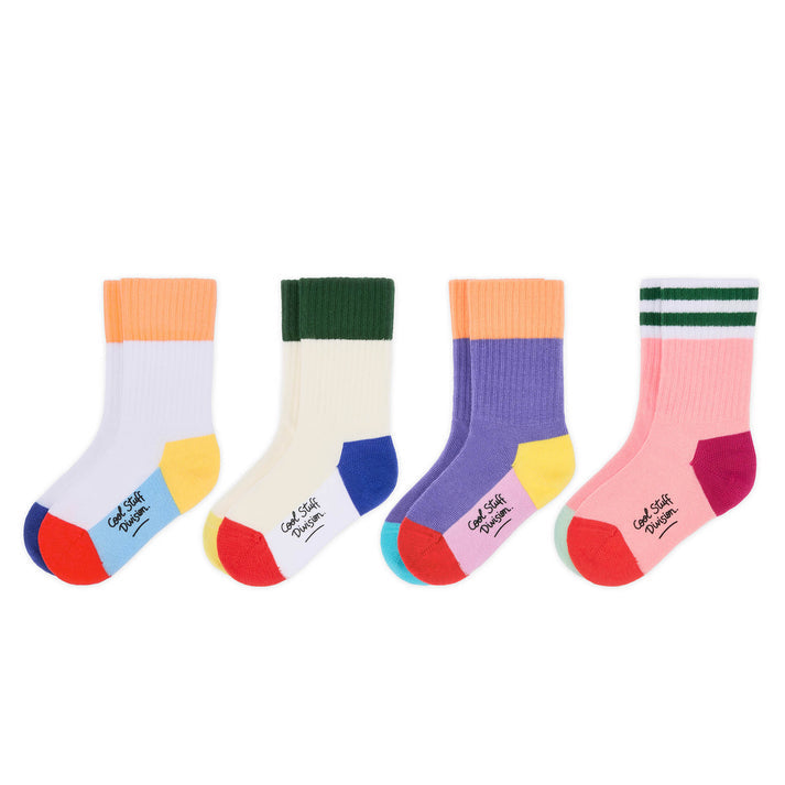 Coffret cadeau chaussettes enfant Hello Hossy colors