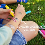 Tattoo Artist 12 Tatouages à colorier Nailmatic Dinosaures