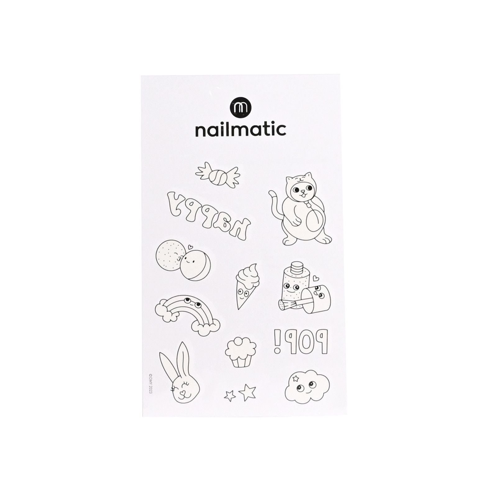 Tattoo Artist 12 Tatouages à colorier Nailmatic Kawaii