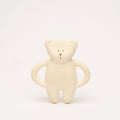 Anneau de dentition en caoutchouc ours Moonie blanc