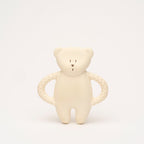 Anneau de dentition en caoutchouc ours Moonie blanc
