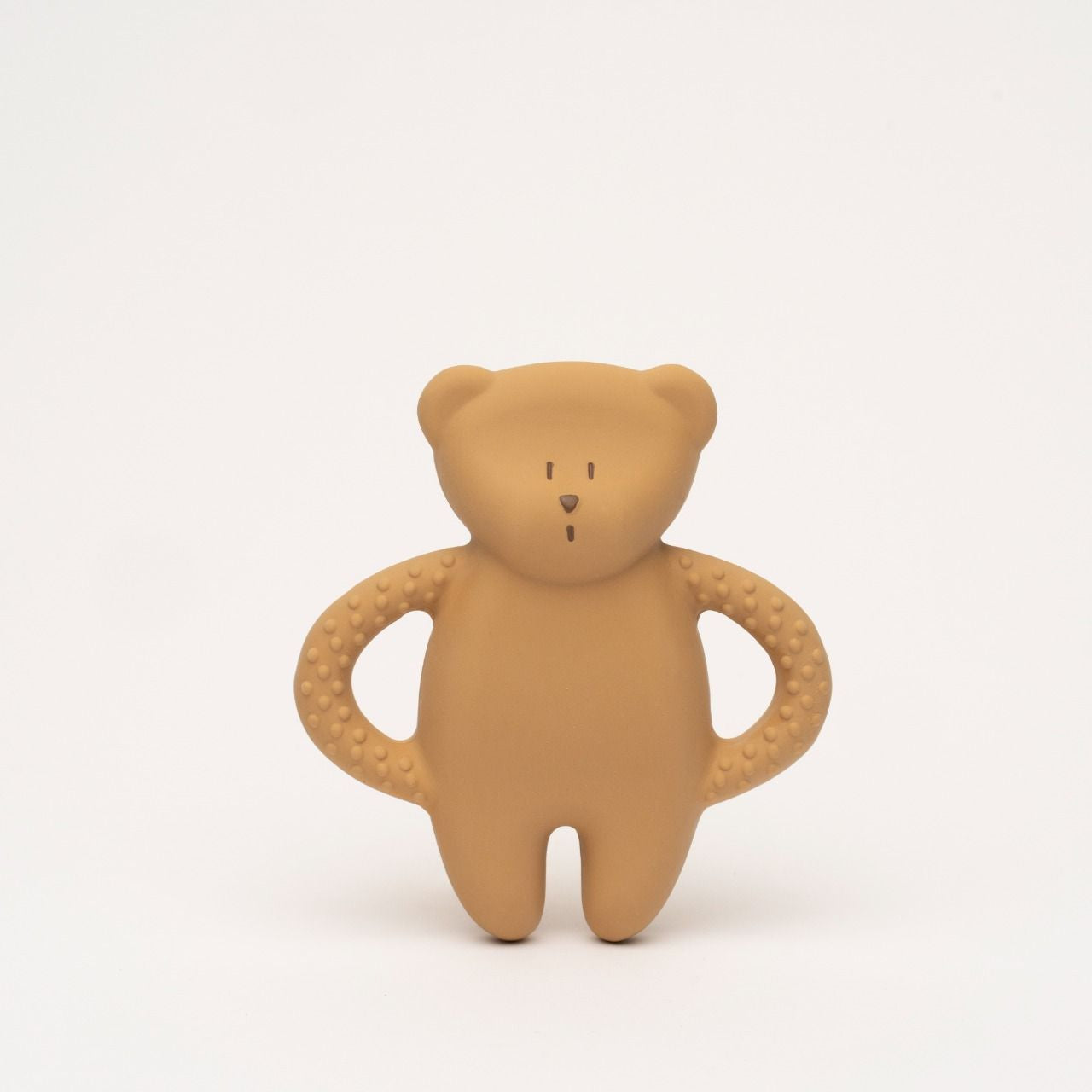 Anneau de dentition en caoutchouc ours Moonie cappuccino