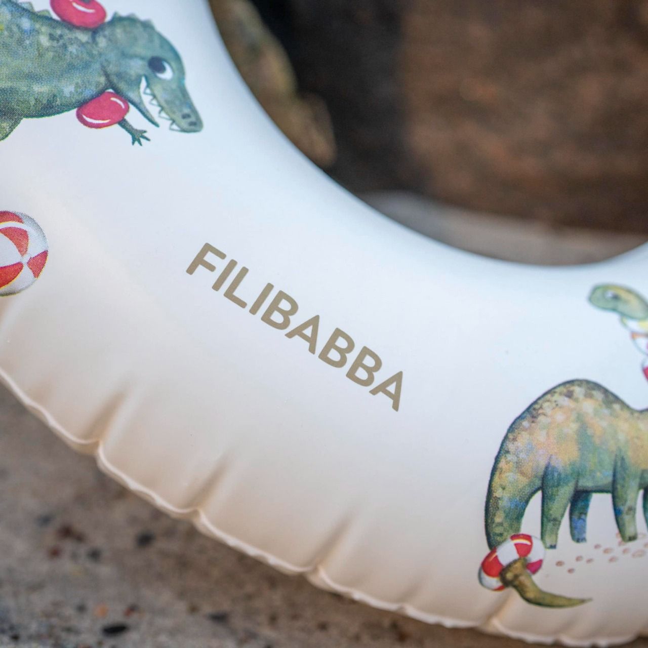 Bouée gonflable enfant Alfie Filibabba Dino Beach