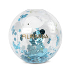 Ballon paillette gonflable Alfi Filibabba Baleine bleue