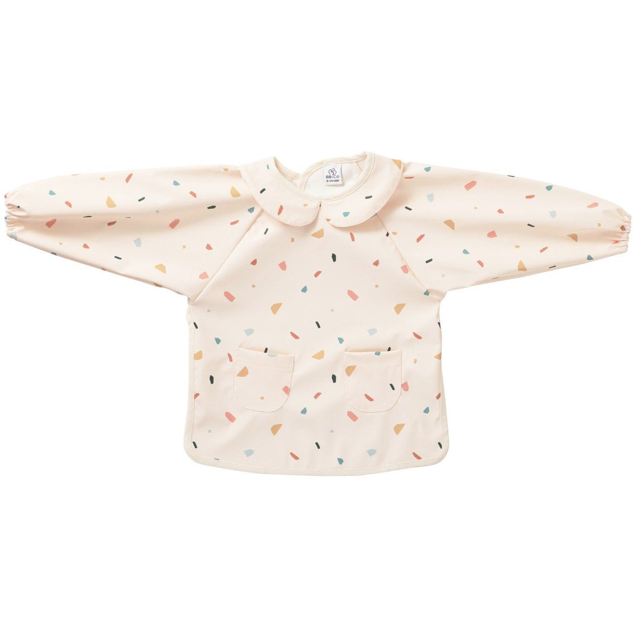 Bavoir manches longues imperméable enfant BB&CO beige