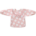 Bavoir manches longues imperméable enfant BB&CO rose