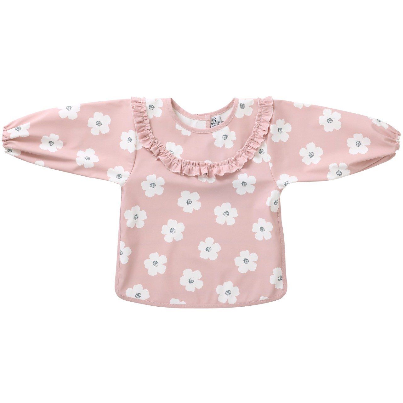 Bavoir manches longues imperméable enfant BB&CO rose