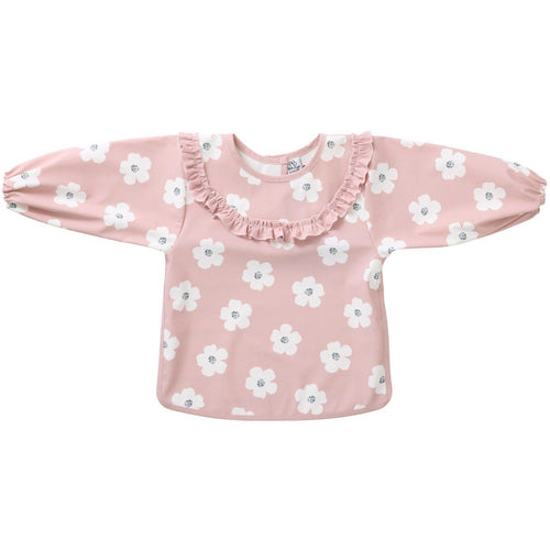 Bavoir manches longues imperméable enfant BB&CO rose