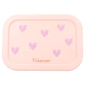 Lunch box compartiments silicone Kidzroom Coeur rose
