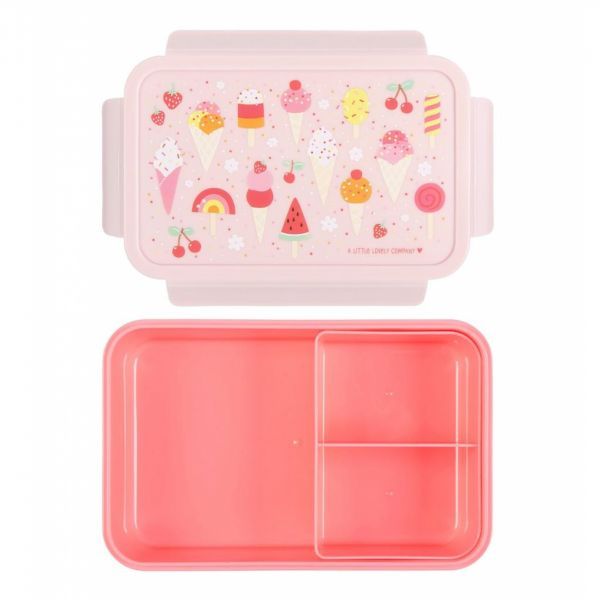 Boite à lunch bento A Little Lovely Compagny rose glace