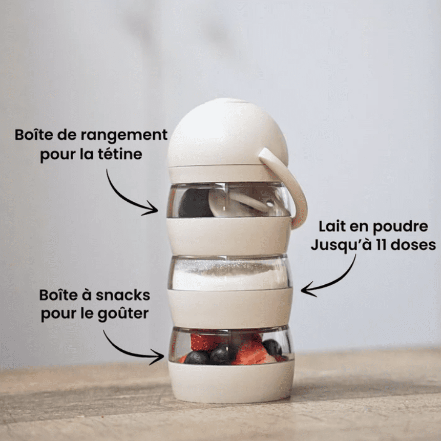 Boîte doseuse de lait en poudre bébé Elhée SoMimi Sand