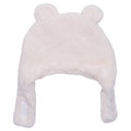 Bonnet pour bébé ourson fausse fourrure BB&CO ivoire