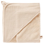 Cape de bain bébé ultra douce BB&CO gaze coton biscuit