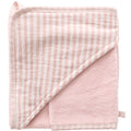 Cape de bain bébé ultra douce BB&CO Soft Stripes rose