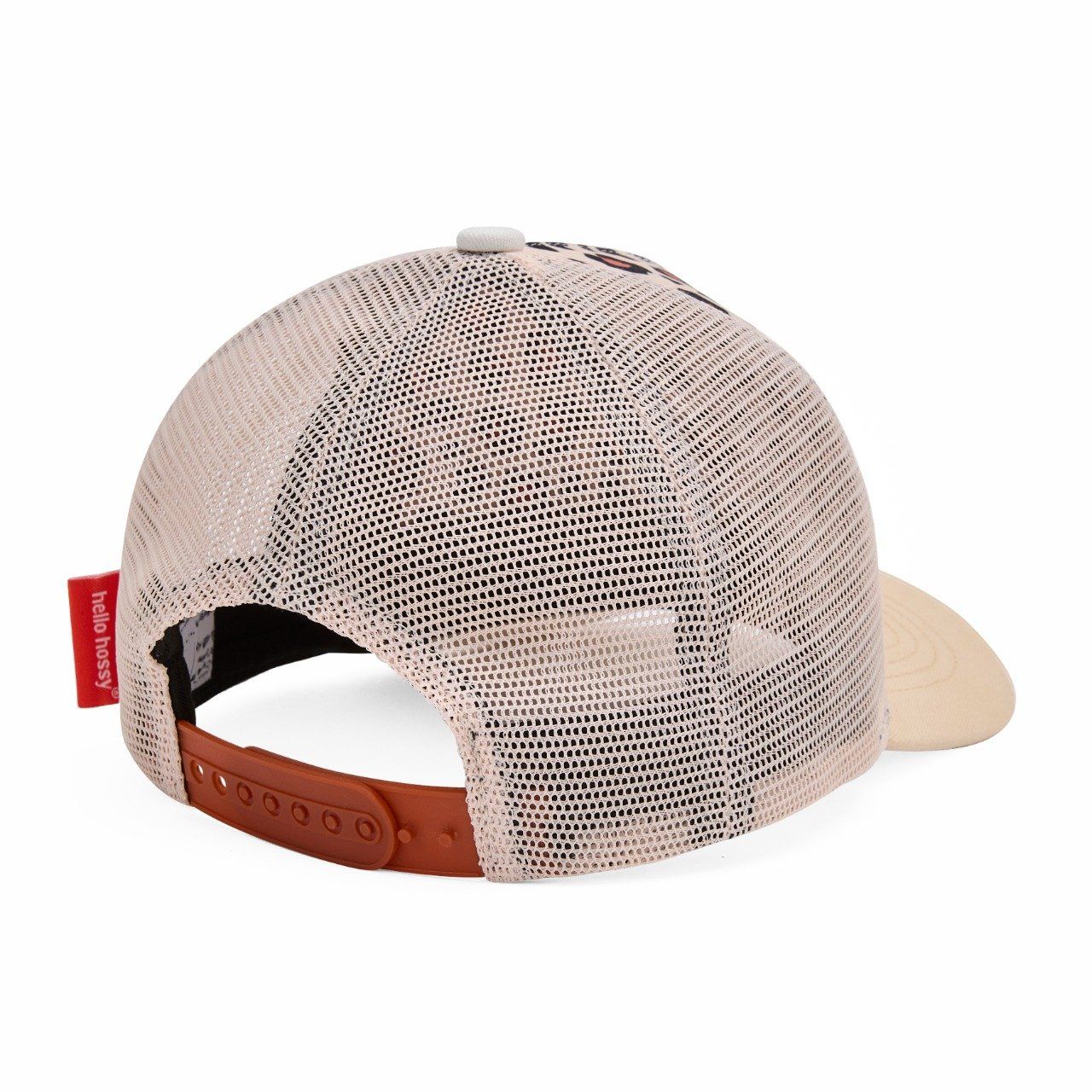 Casquette trucker visière courbée Hello Hossy Léopard 1