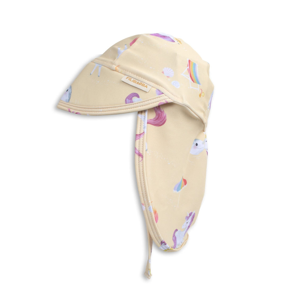 Chapeau anti UV bébé Lykke Filibabba Unicorn Shores