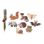 Coffret 8 cartes à lacer Filibabba Amis de la Forêt