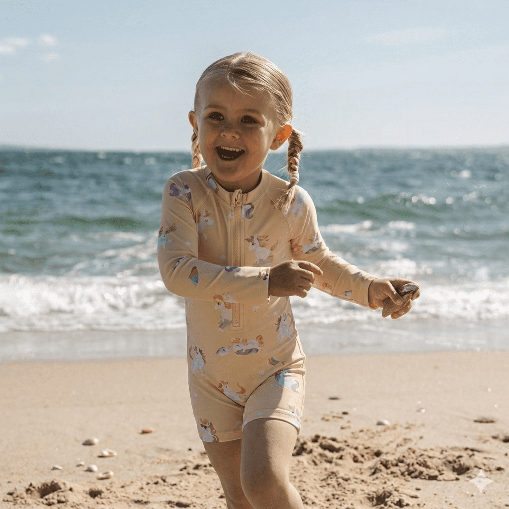 Combinaison anti UV enfant Villads Filibabba Unicorn