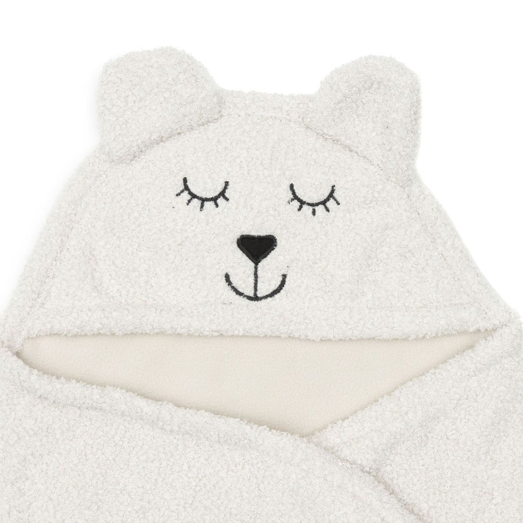 Couverture portefeuille Jollein Bear Boucle Oatmeal