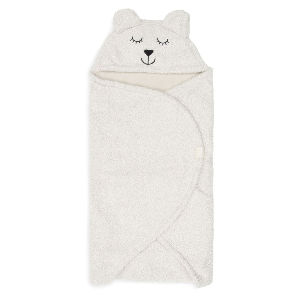 Couverture portefeuille Jollein Bear Boucle Oatmeal