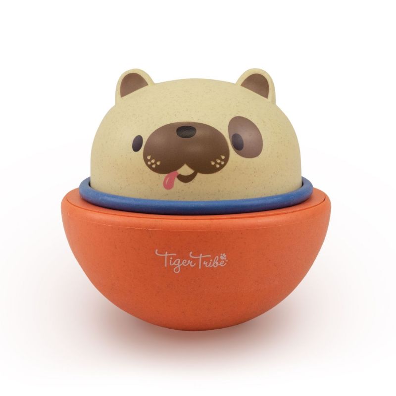 Jouet culbuto 2 en 1 Rocking Rollers Chien Tiger Tribe