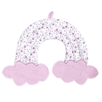Décoration murale arc en ciel gaze de coton BB&CO fleurs