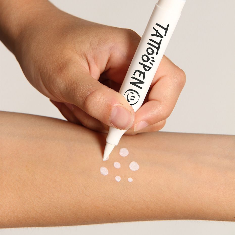 Tattoopen feutre tatouage temporaire Nailmatic blanc