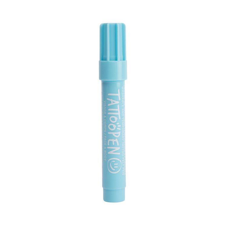 Tattoopen feutre tatouage temporaire Nailmatic bleu