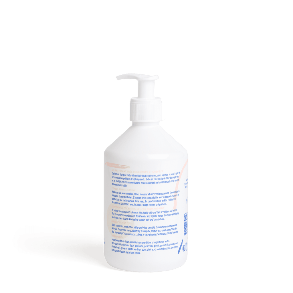 Gel Délicat Minois lavant naturel bébé corps et cheveux