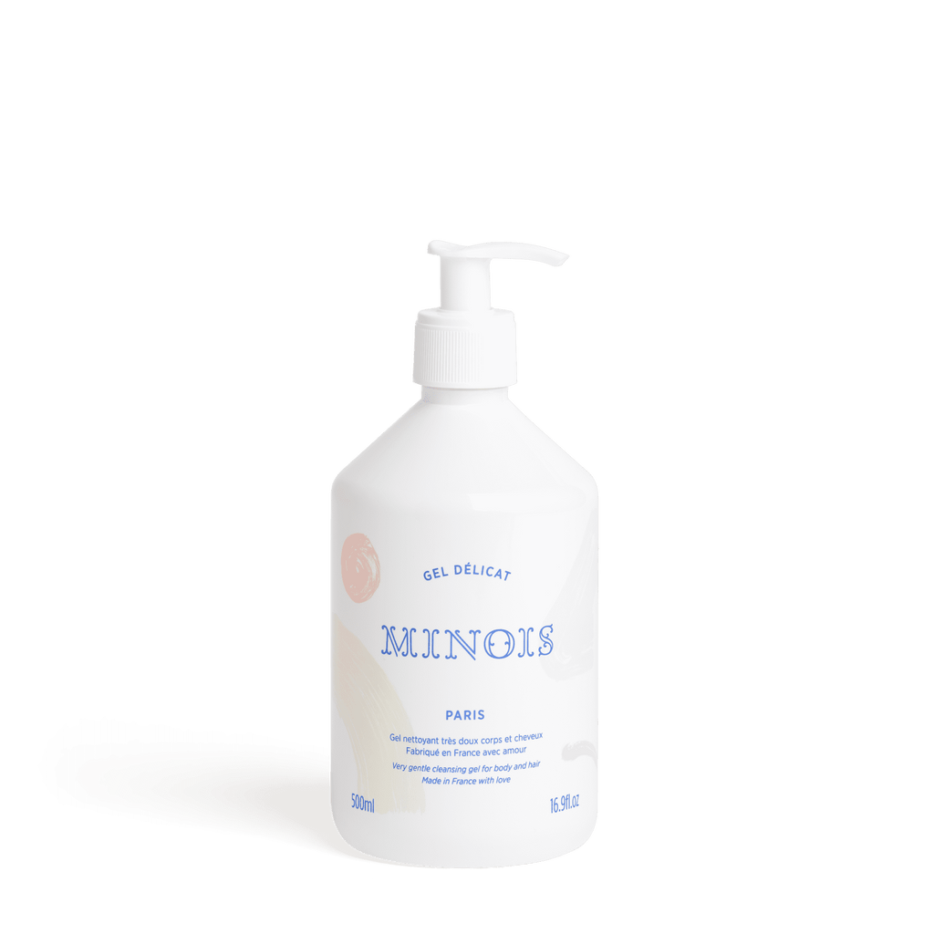 Gel Délicat Minois lavant naturel bébé corps et cheveux