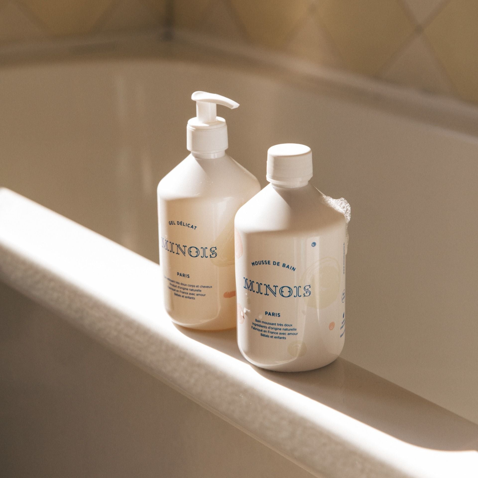 Gel Délicat Minois lavant naturel bébé corps et cheveux