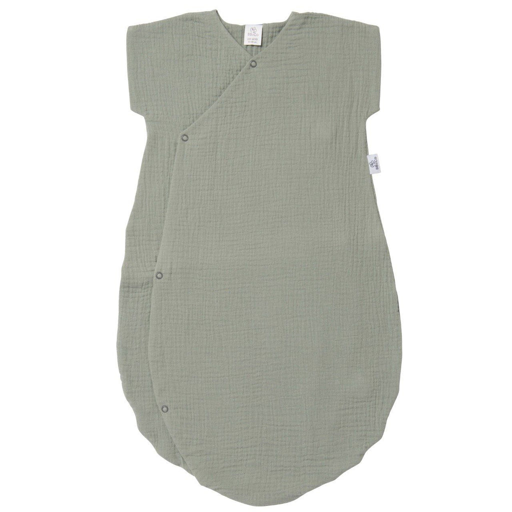Gigoteuse kimono été légère gaze de coton BB&CO vert