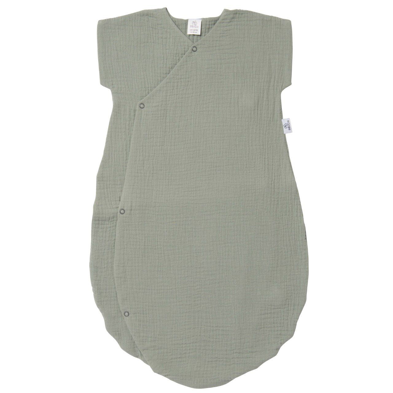 Gigoteuse kimono été légère gaze de coton BB&CO vert