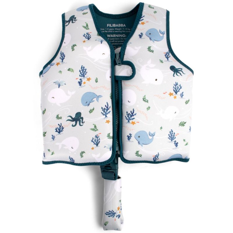 Gilet de natation enfant Filibabba Christian La Baleine