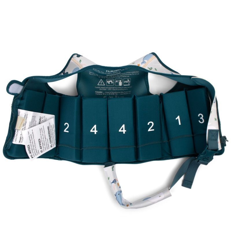 Gilet de natation enfant Filibabba Christian La Baleine