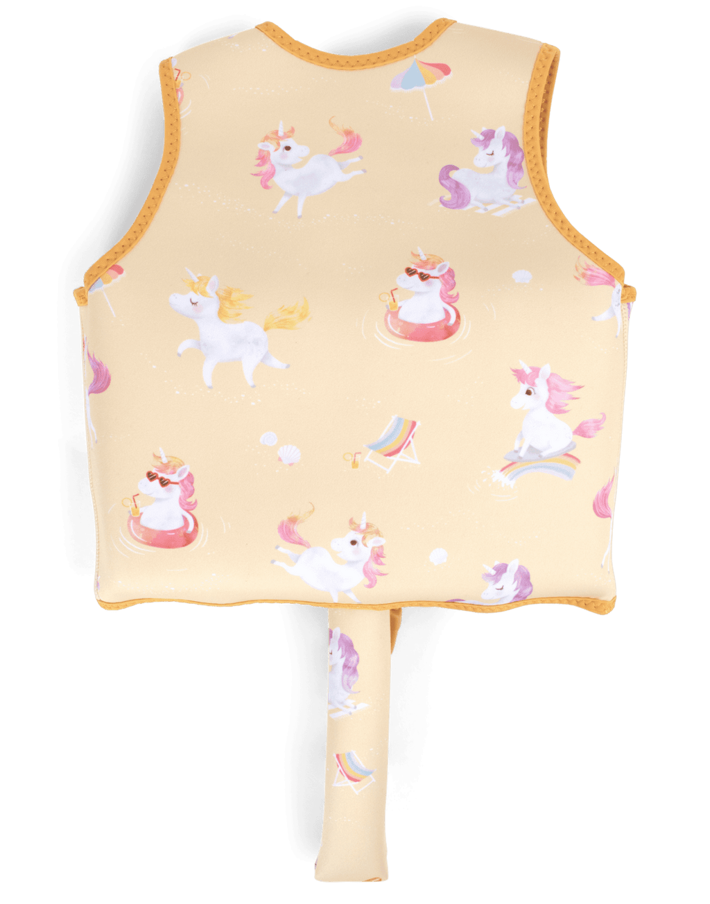 Gilet de natation enfant Filibabba Licornes jaune