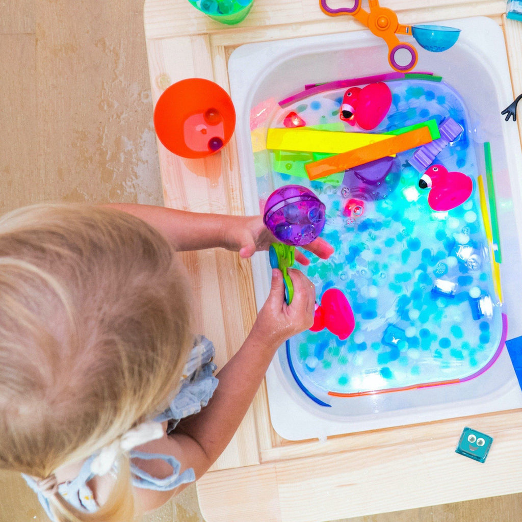 Glo Pals Blair - jouet cubes de bain lumineux bleus