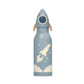 Gourde isotherme enfant en inox 400ml Zazu Fusée