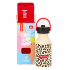 Gourde isotherme 350 ml enfant Hello Hossy léopard