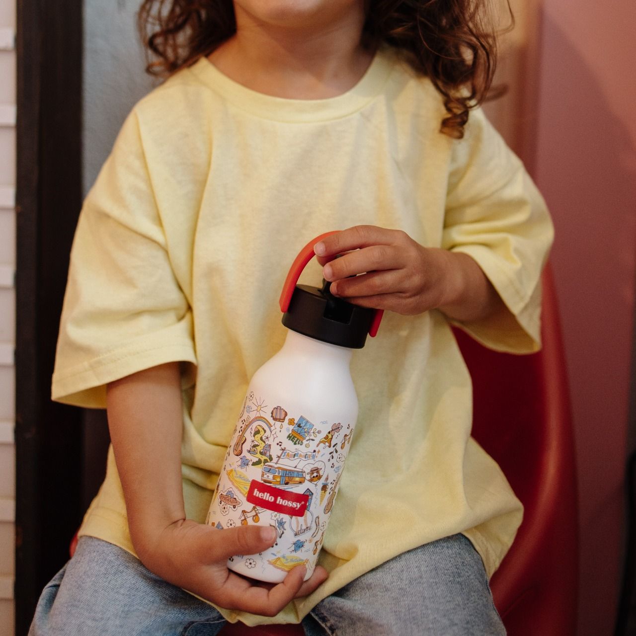 Gourde isotherme 350 ml enfant Hello Hossy SF
