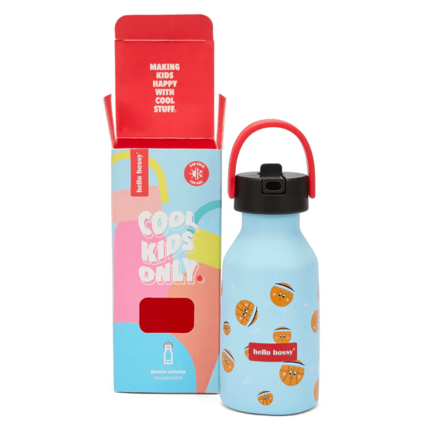 Gourde isotherme 350 ml enfant Hello Hossy Bball crew
