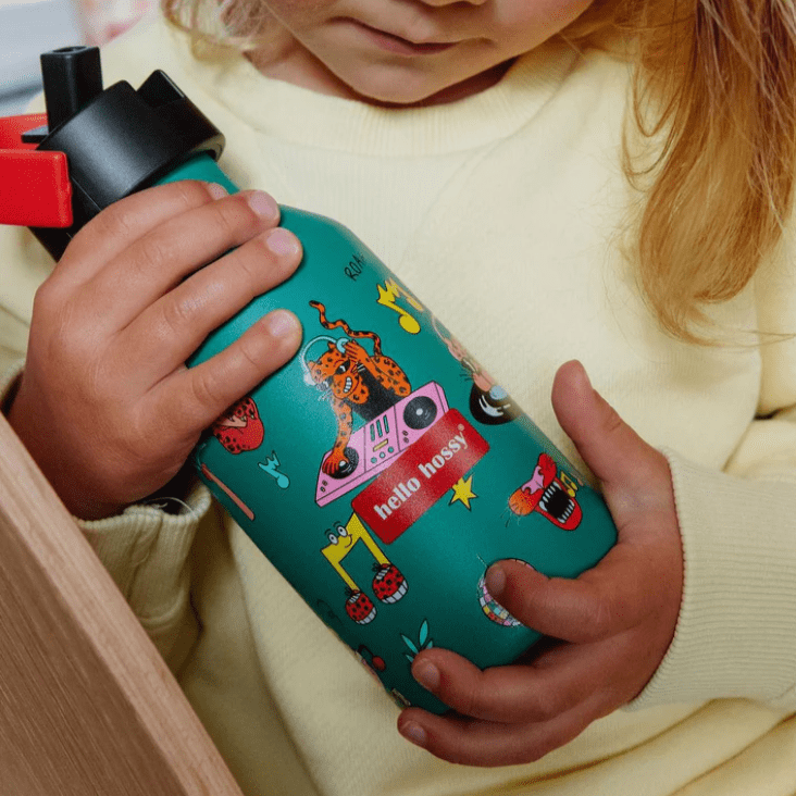 Gourde isotherme 350 ml enfant Hello Hossy disco Léo