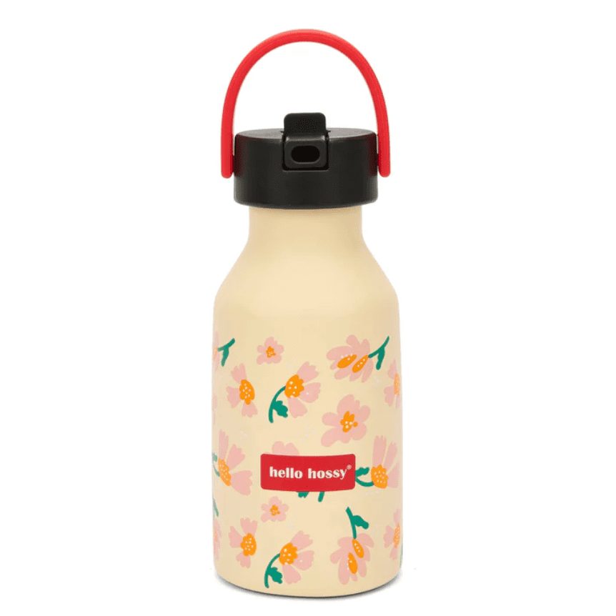 Gourde isotherme 350 ml enfant Hello Hossy fleurs