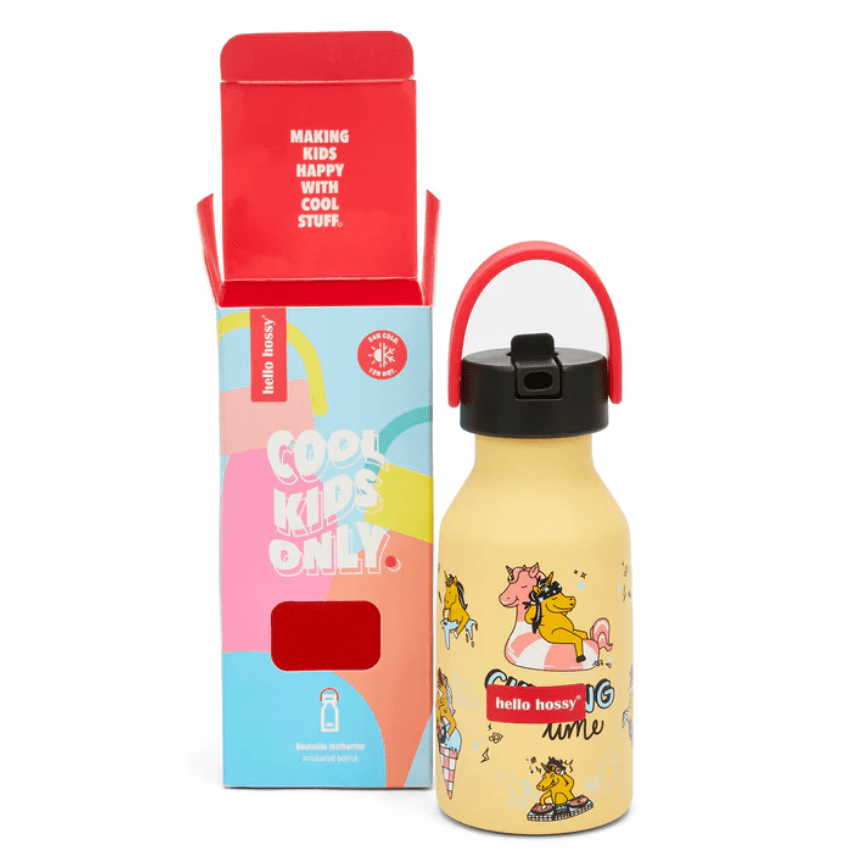 Gourde isotherme 350 ml enfant Hello Hossy unicorn